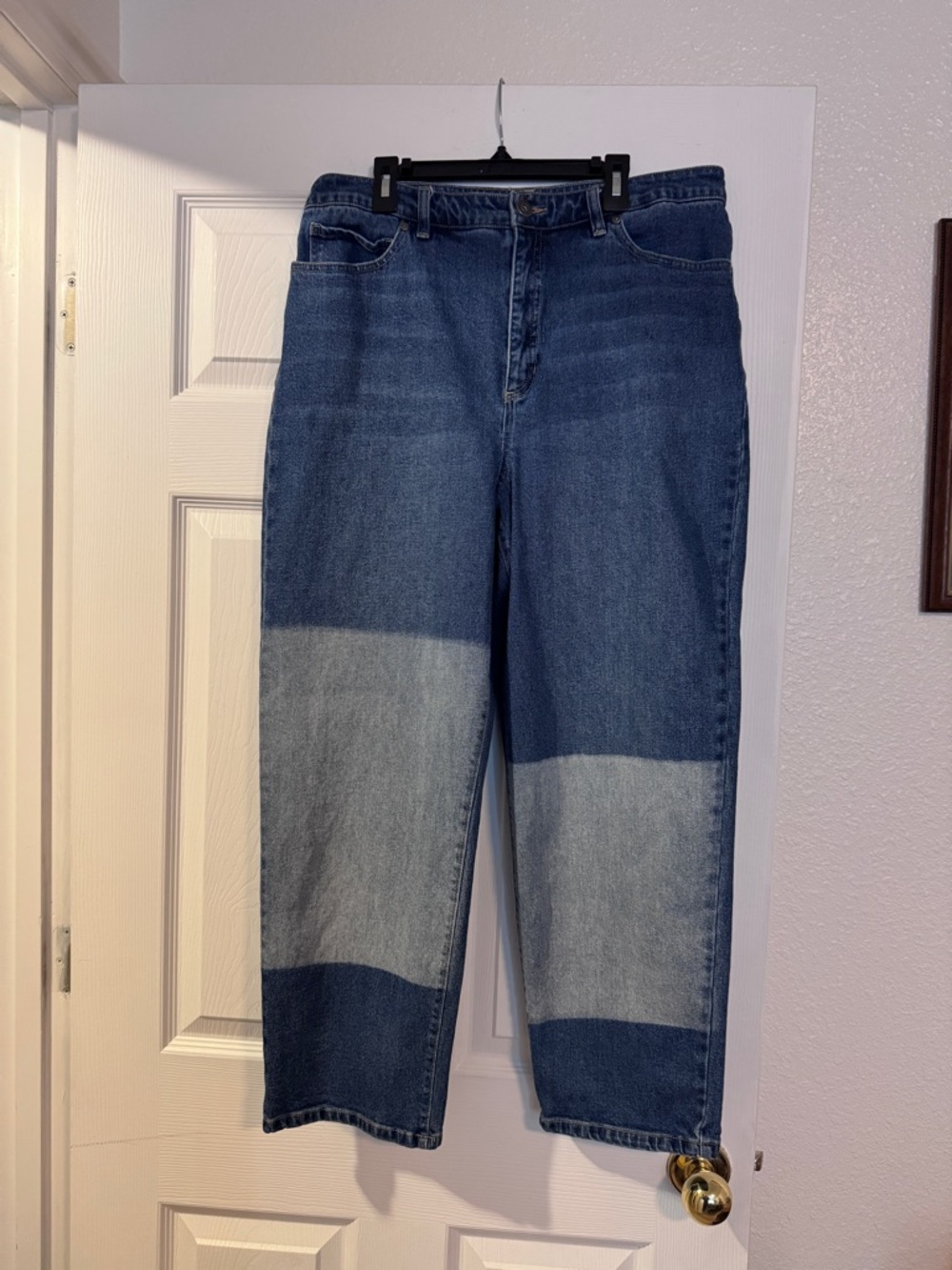 Style & Co. 2 tone Dark Blue Denim Ankle Jeans